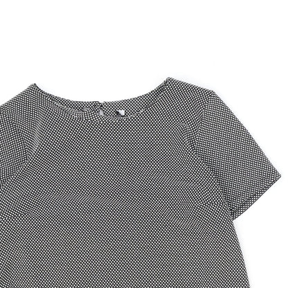 Womens UK Size 16 K&D Black Basic T-Shirt