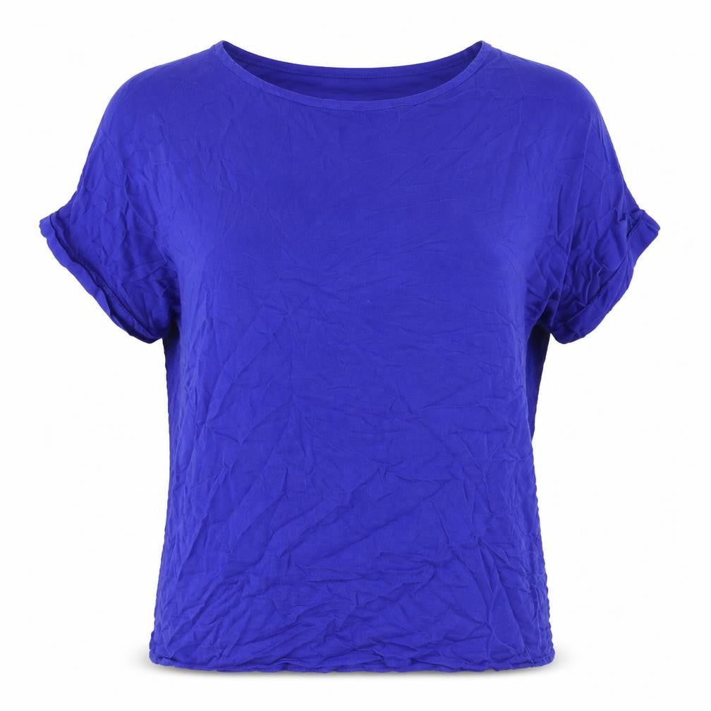 Womens UK Size 6 Atmosphere Blue Basic T-Shirt