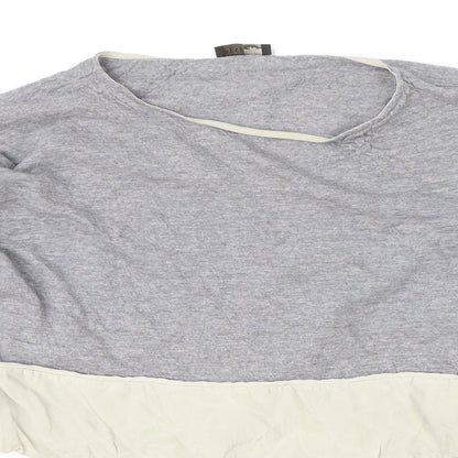 Peserico Womens Grey Wool Pullover Sweatshirt Size 18 Pullover