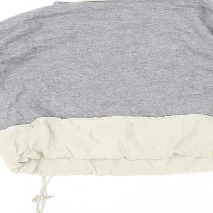 Peserico Womens Grey Wool Pullover Sweatshirt Size 18 Pullover