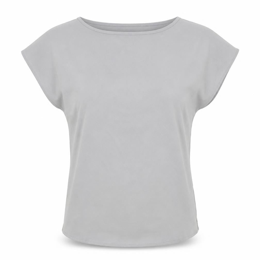 Womens UK Size 8 Preworn Green Basic T-Shirt
