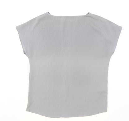 Womens UK Size 8 Preworn Green Basic T-Shirt