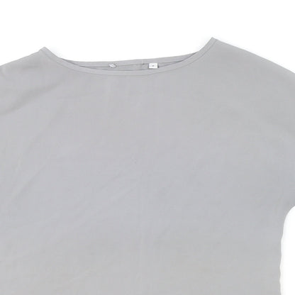 Womens UK Size 8 Preworn Green Basic T-Shirt