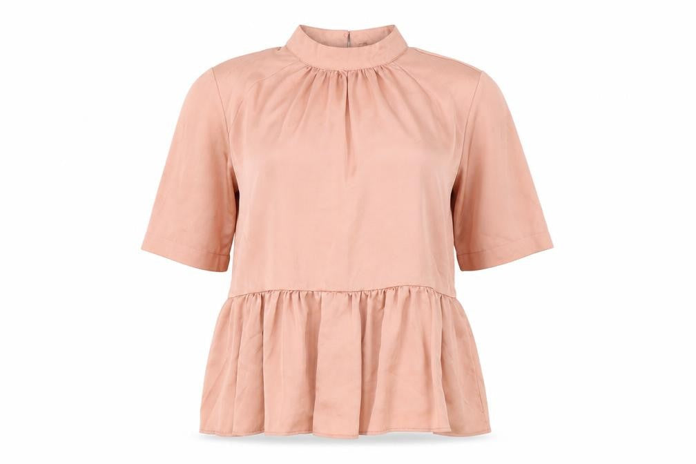 Womens UK Size 10 ASOS Pink Basic Blouse