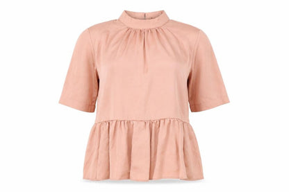 Womens UK Size 10 ASOS Pink Basic Blouse