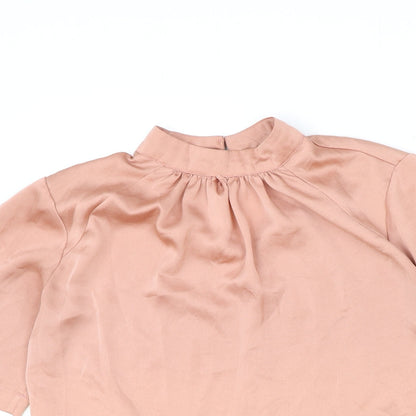 Womens UK Size 10 ASOS Pink Basic Blouse