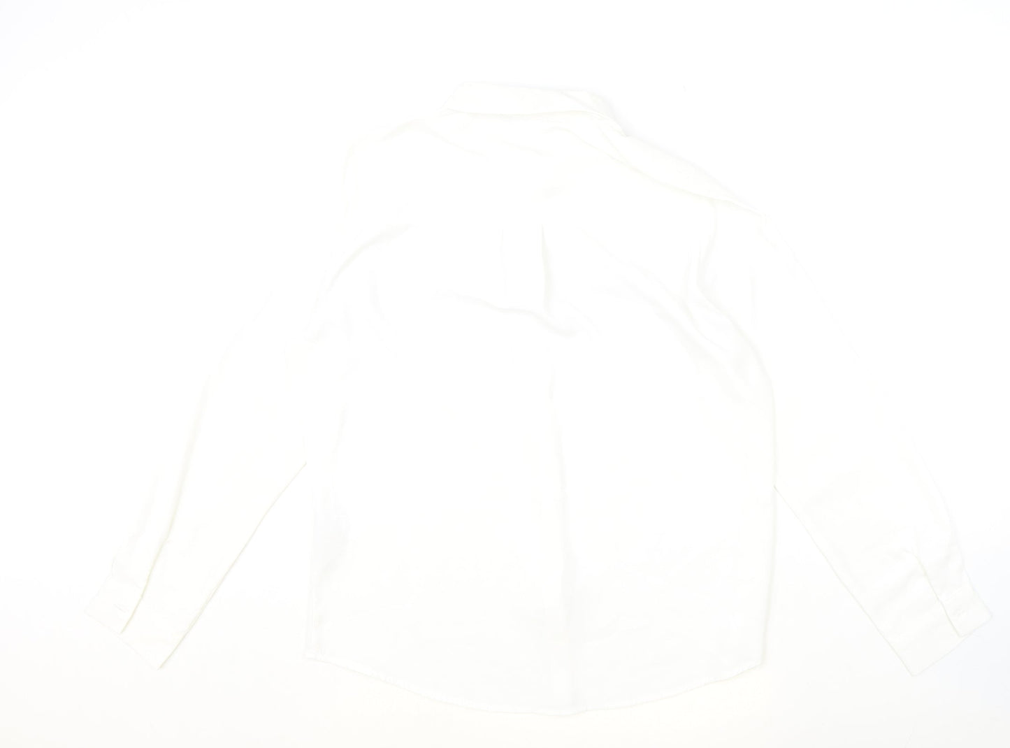 Womens UK Size 14 New Look Ivory Basic Button-Up