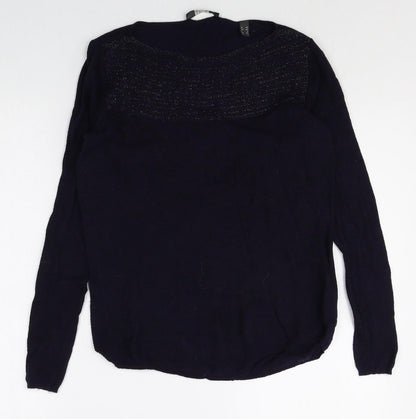 Womens UK Size XS Esprit Blue Pullover Jumper