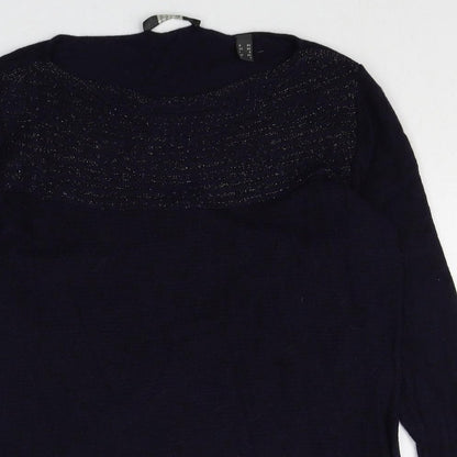 Womens UK Size XS Esprit Blue Pullover Jumper