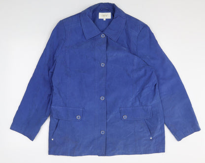 Womens UK Size 16 EWM Blue Jacket