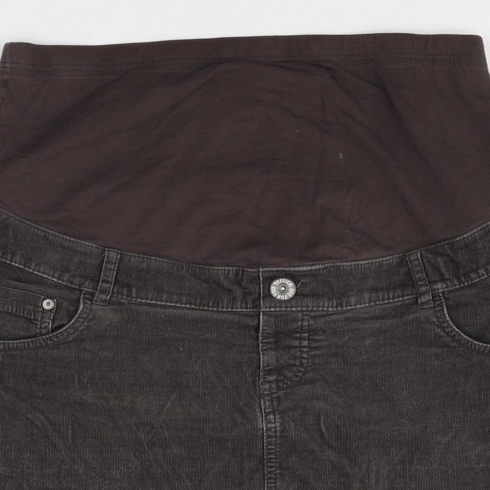Womens UK Size 12 Yessica Straight & Pencil Corduroy Skirt