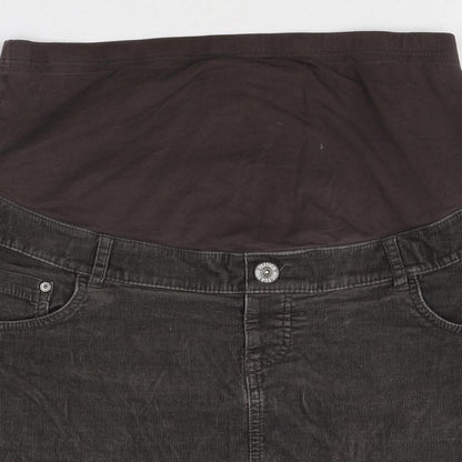 Womens UK Size 12 Yessica Straight & Pencil Corduroy Skirt