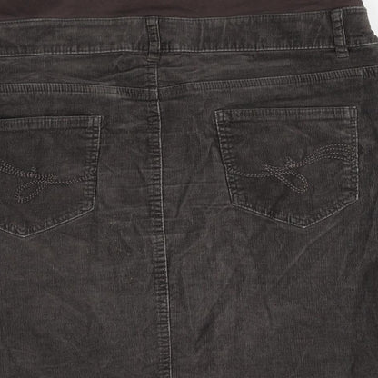 Womens UK Size 12 Yessica Straight & Pencil Corduroy Skirt