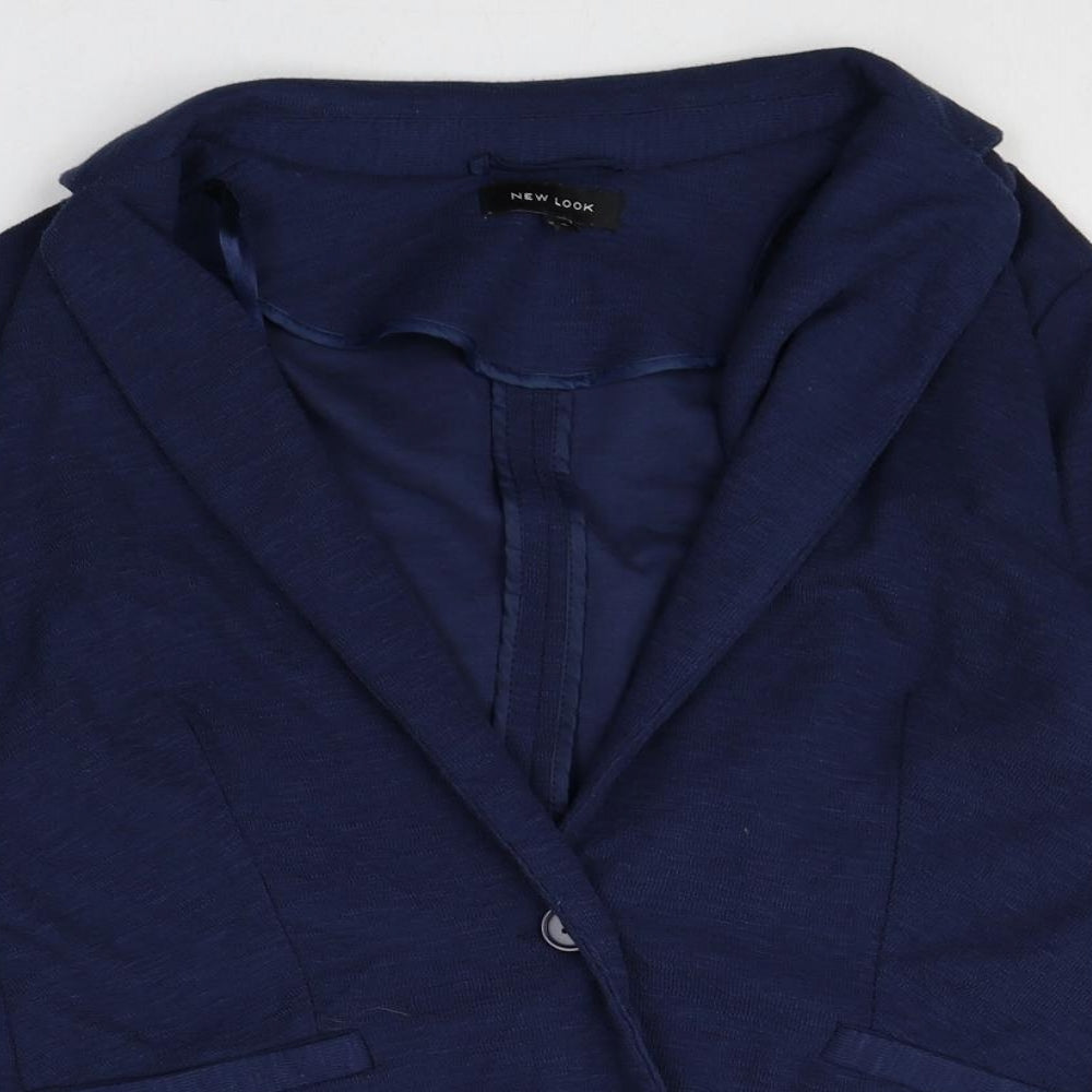 Womens UK Size 12 New Look Blue Jacket