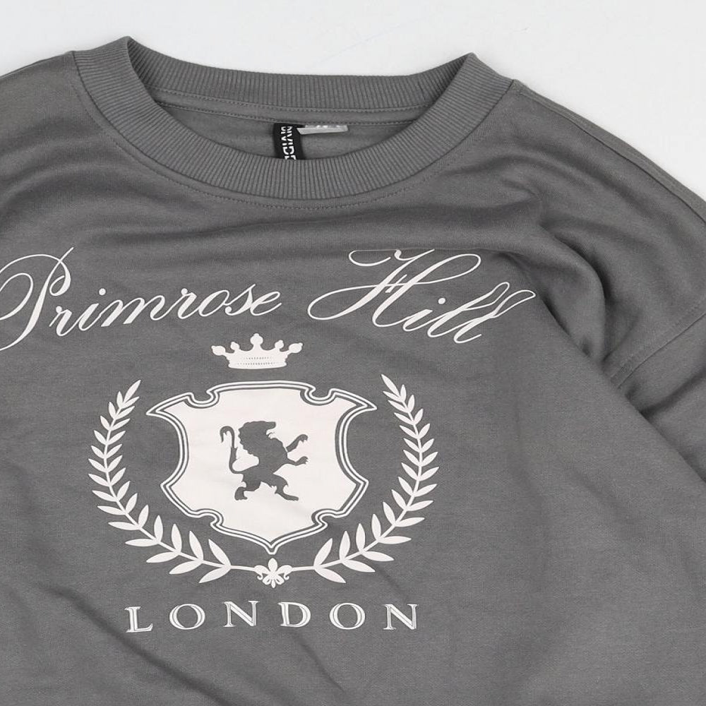 Divided Womens Green Cotton Pullover Sweatshirt Size XS Pullover - Primrose Hill London