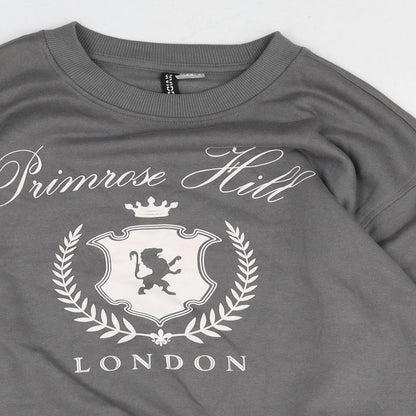 Divided Womens Green Cotton Pullover Sweatshirt Size XS Pullover - Primrose Hill London