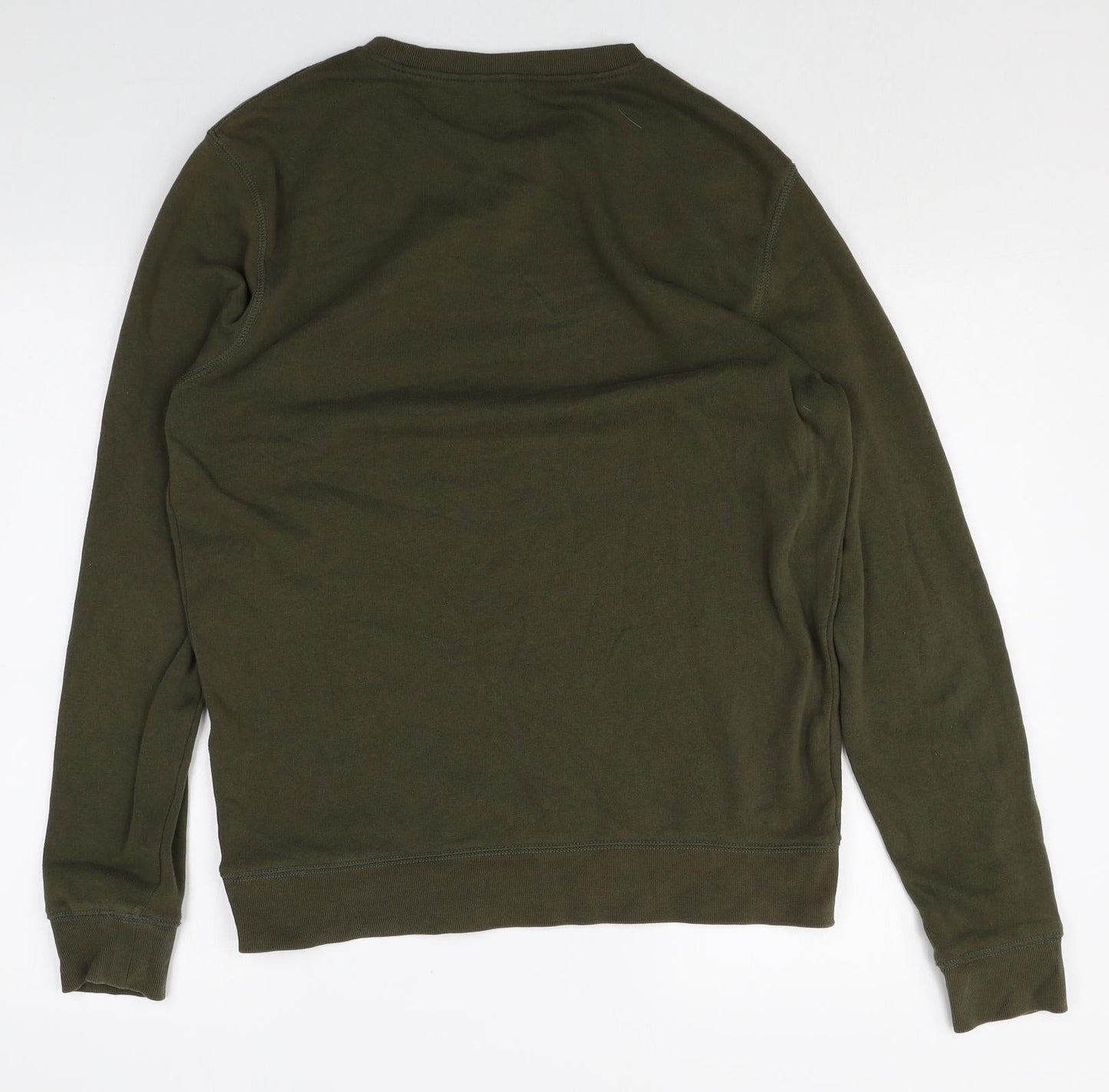 Divided Womens Green Cotton Pullover Sweatshirt Size M Pullover