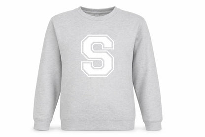 Preworn Girls Grey Cotton Pullover Sweatshirt Size XL Pullover