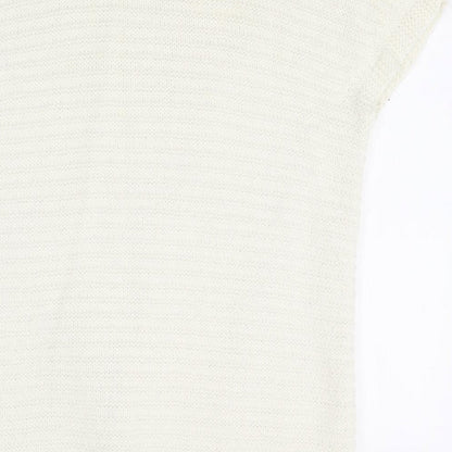 Womens UK Size M Oasis White Pullover Jumper