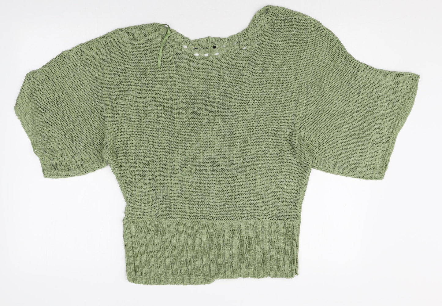 Womens UK Size L Paraphrase Green Pullover Jumper