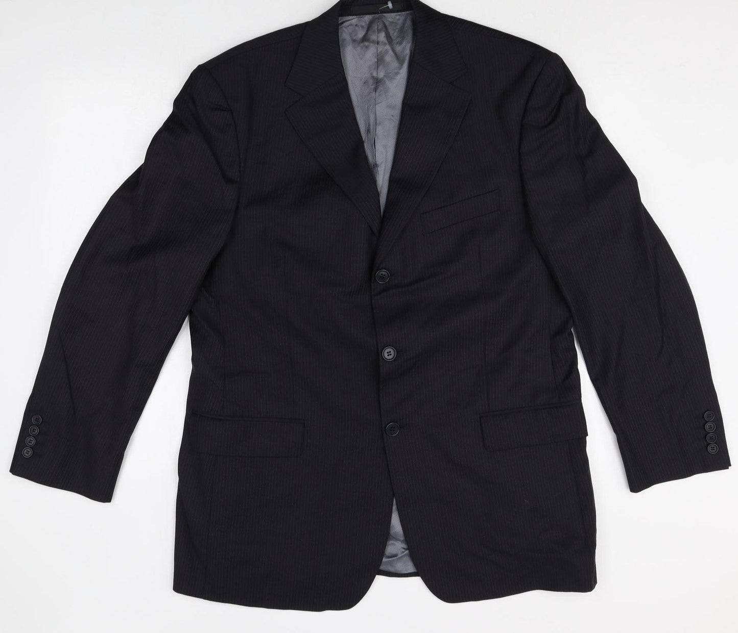 Mens UK Size 42 Marks and Spencer Regular Black Suit Jacket
