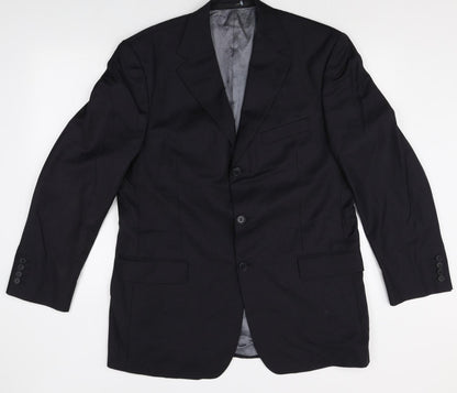 Mens UK Size 42 Marks and Spencer Regular Black Suit Jacket