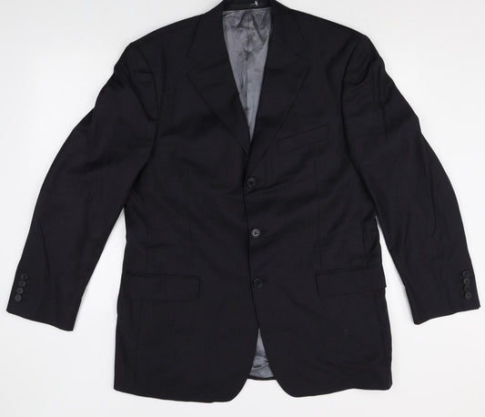 Mens UK Size 42 Marks and Spencer Regular Black Suit Jacket
