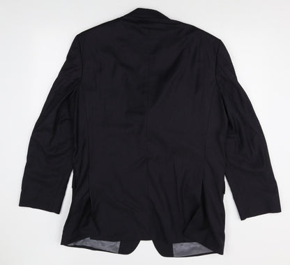 Mens UK Size 42 Marks and Spencer Regular Black Suit Jacket