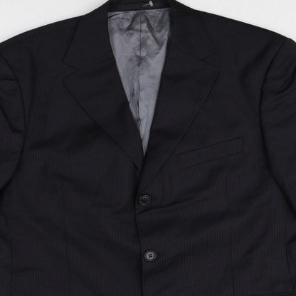 Mens UK Size 42 Marks and Spencer Regular Black Suit Jacket