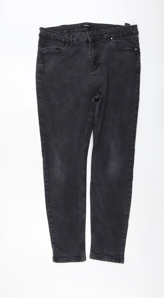 Womens UK Size 18 Marks and Spencer Regular Fit Skinny Grey Jeans