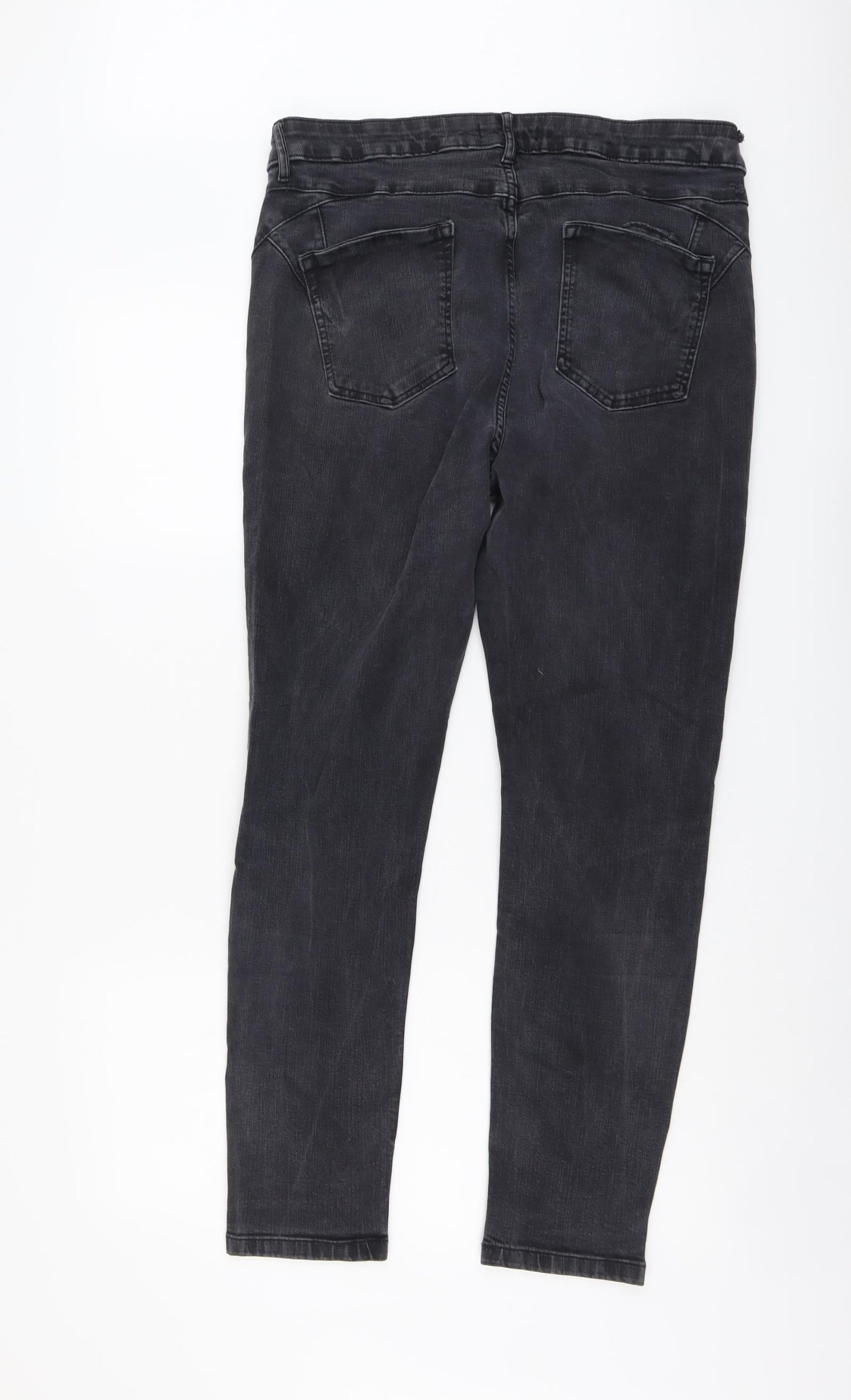 Womens UK Size 18 Marks and Spencer Regular Fit Skinny Grey Jeans