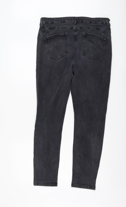 Womens UK Size 18 Marks and Spencer Regular Fit Skinny Grey Jeans