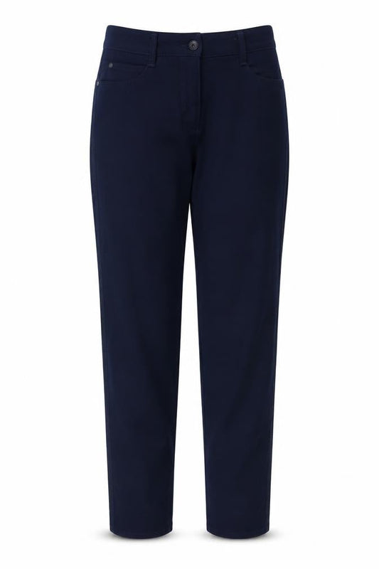 Womens UK Size 12 Bianca Regular Fit  Blue Trousers