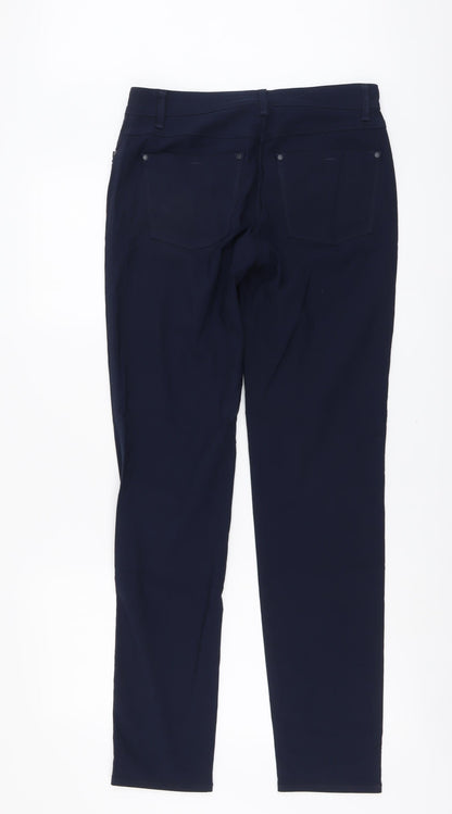 Womens UK Size 12 Bianca Regular Fit  Blue Trousers