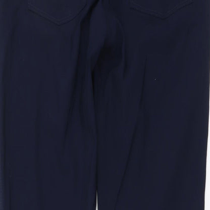 Womens UK Size 12 Bianca Regular Fit  Blue Trousers