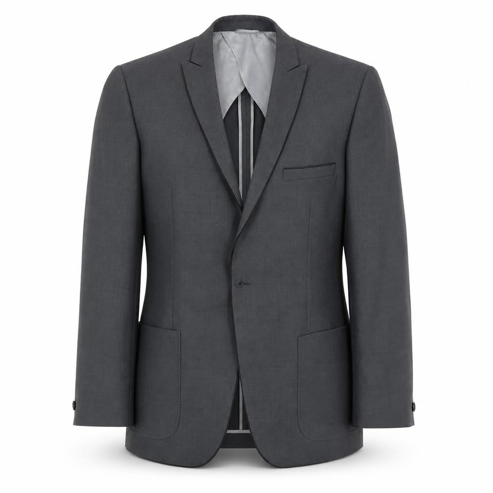 Mens UK Size M Burton Regular Grey Suit Jacket