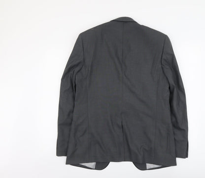 Mens UK Size M Burton Regular Grey Suit Jacket
