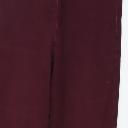 M&Co Womens Purple Cotton Skinny Jeans Size 14 L28 in Regular