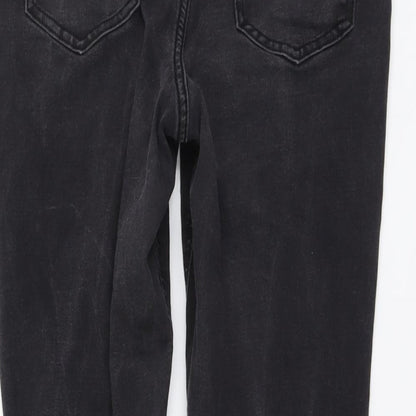ASOS Womens Grey Cotton Skinny Jeans Size 32 in L32 in Regular Button