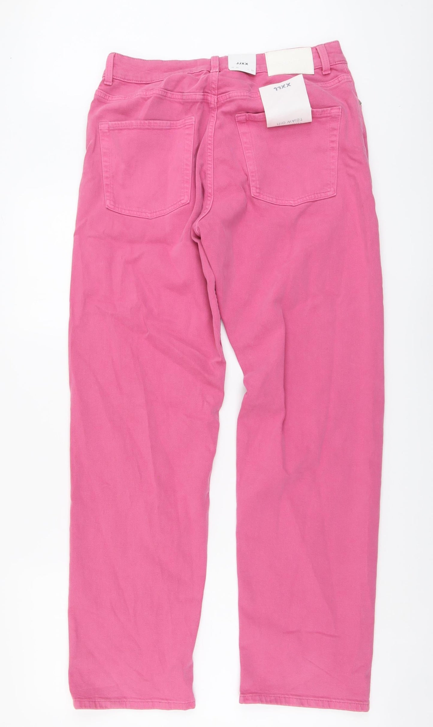 JJXX Womens Pink Cotton Straight Jeans Size 26 in L32 in Regular Button