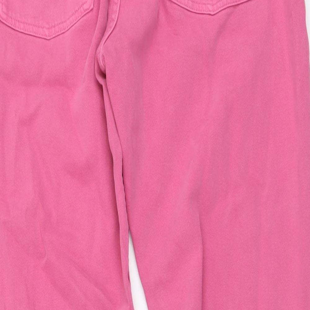 JJXX Womens Pink Cotton Straight Jeans Size 26 in L32 in Regular Button