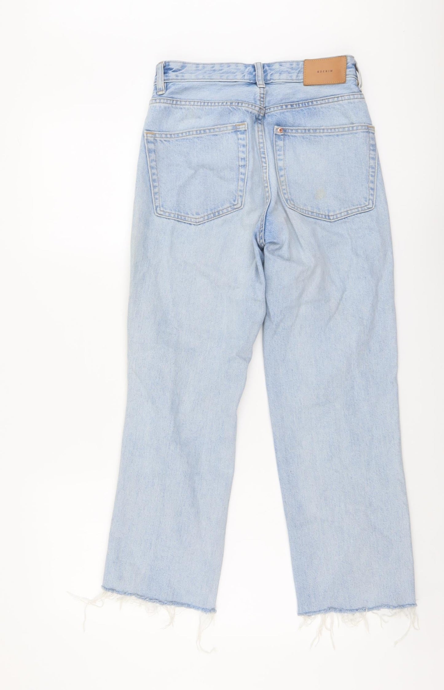 Womens UK Size 26 in H&M Regular Fit Straight Blue Jeans