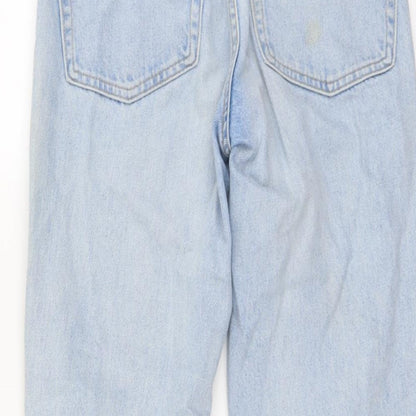 Womens UK Size 26 in H&M Regular Fit Straight Blue Jeans