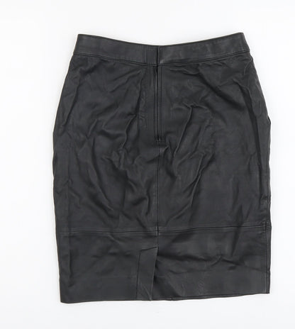 Gestuz Womens Black Polyester Straight & Pencil Skirt Size 6 Zip