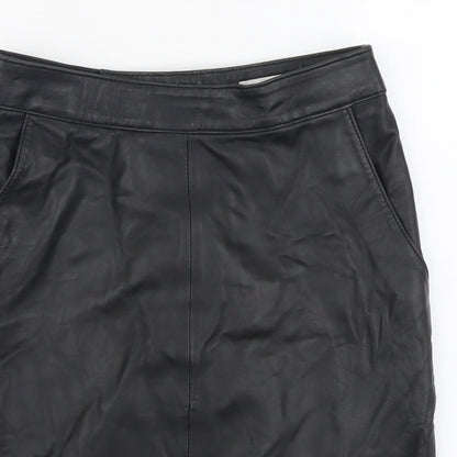 Gestuz Womens Black Polyester Straight & Pencil Skirt Size 6 Zip