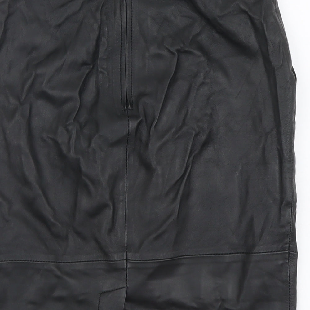 Gestuz Womens Black Polyester Straight & Pencil Skirt Size 6 Zip
