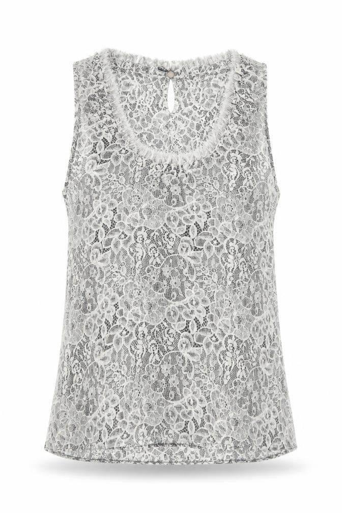 Womens UK Size 10 Topshop Black Basic Tank