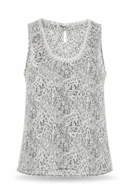 Womens UK Size 10 Topshop Black Basic Tank