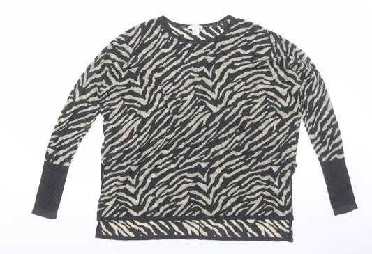 Womens UK Size S H&M Grey Pullover Jumper