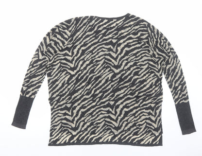 Womens UK Size S H&M Grey Pullover Jumper